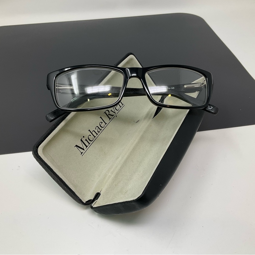 Micheal Ryen MR-185 Black  Rectangle Eyeglasses 54 [] 16-140